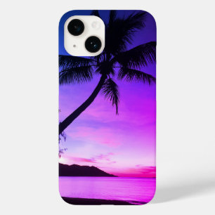 Palmboom op tropisch eiland   Custom Case-Mate iPhone 14 Hoesje