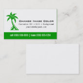 Palmboom - Persoonlijk Visitekaartje (Voorkant / Achterkant)