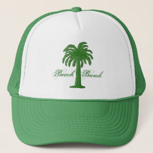 Palmboom Pet/Strand Bumb-Design Groen 1 Trucker Pet