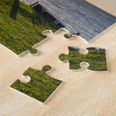 Palmboom Schaar Silhouet Puzzel (Zijkant)