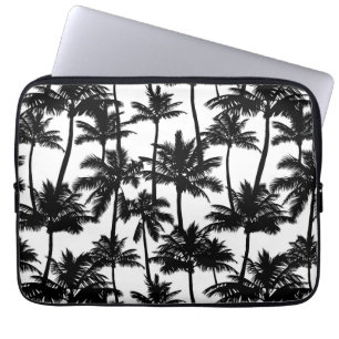 palmboom-schaduwpatroon laptop sleeve