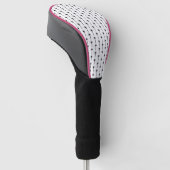 Palmboom silhouet patroon kustreizen chic golfheadcover (Schuin)