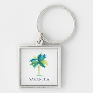 Palmboom Sleutelhangers gepersonaliseerd