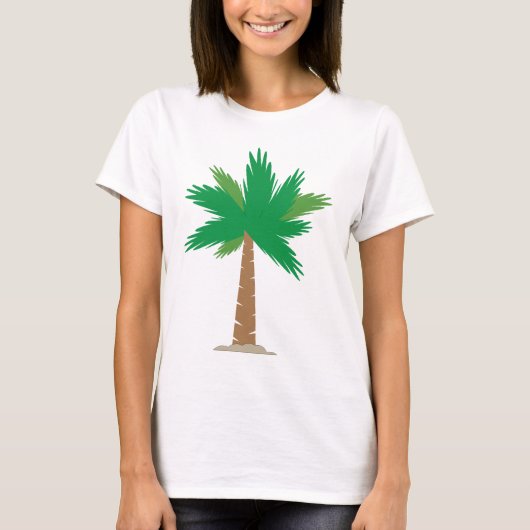 Palmboom T-shirt (Voorkant)