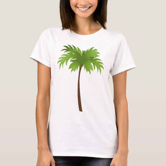Palmboom T-shirt (Voorkant)