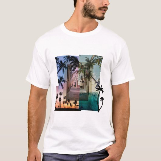 Palmboom t-shirt (Voorkant)