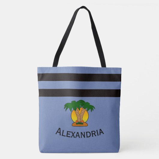 Palmboom Tote Bag (Voorkant)
