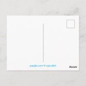 Palmboom Tropical Island Beach Briefkaart (Achterkant)