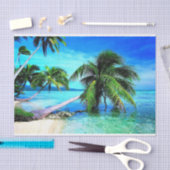 Palmboom Tropical Island Beach Tissuepapier (Craft)