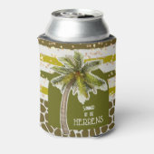 Palmboom Tropisch Blikjeskoeler (Blikje Achterkant)