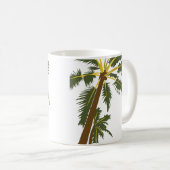 Palmboom Tropisch strand Koffiemok (Voorkant rechts)
