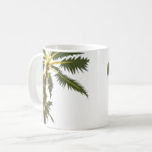 Palmboom Tropisch strand Koffiemok (Voorkant links)