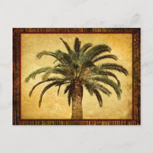  palmboom - Tropische Gepersonaliseerd Sjabloon Briefkaart