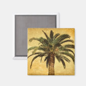  palmboom - Tropische Gepersonaliseerd Sjabloon Magneet (Voorkant / Achterkant)