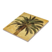  palmboom - Tropische Gepersonaliseerd Sjabloon Tegeltje (Zijkant)
