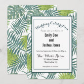 Palmboom Velden Schilderen Hawaïaans Kaart (Voorkant / Achterkant)