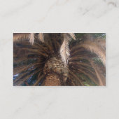 Palmboom Visitekaartje (Achterkant)