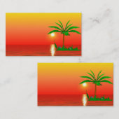 Palmboom Visitekaartje (Voorkant / Achterkant)