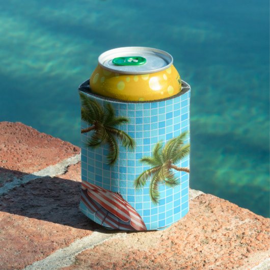 Palmboom Zon Paraplu Zomer Blikjeskoeler (Insitu Zwembad)