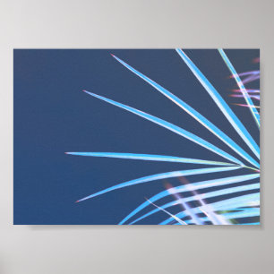 Palmboombladeren Minimalisme Schets Poster