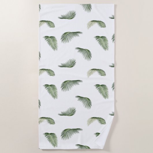 Palmboombladeren Strandlaken (Voorkant)