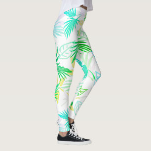 Palmboombladeren Tropisch Patroon Leggings