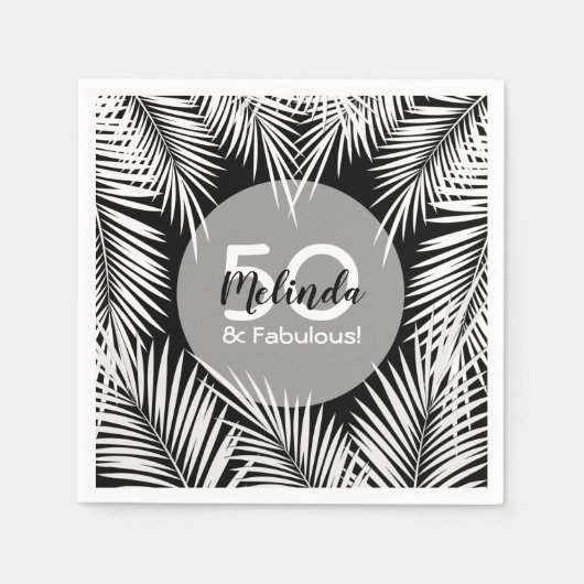 Palmboomgaard Servet (Voorkant)