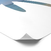 Palmboomklep Beach Ocean Photo Print (Hoek)