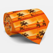 Palmboomklep Stropdas (Opgerold)