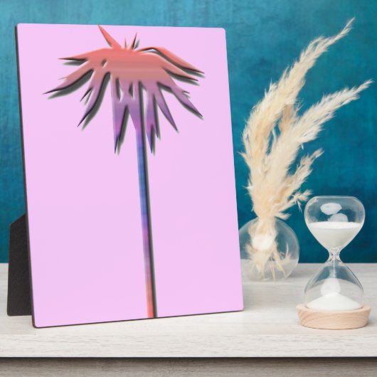 Palmboomkunst Fotoplaat (Zijkant)