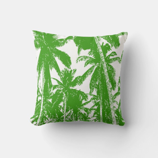 Palmboomontwerp Kussen (Voorkant)