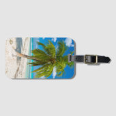 Palmboomparadijs Bagagelabel (Voorkant (horizontaal))
