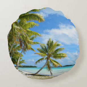 Palmboomstrand Rond Kussen