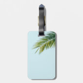 Palmboomtak Bagagelabel (Achterkant verticaal)