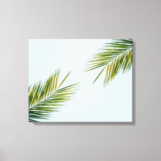 Palmboomtak Canvas Afdruk (Voorkant)