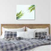 Palmboomtak Canvas Afdruk (Insitu (Slaapkamer))