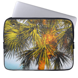 Palmboomtakken, namiddagzon laptop sleeve