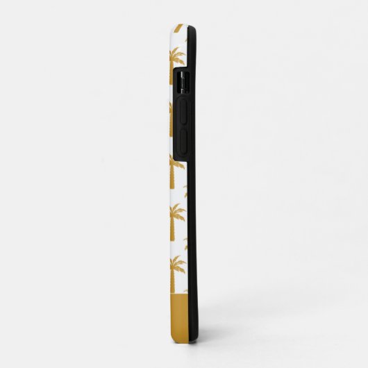 Palmboomtropische zomer botanische mosterd moderne Case-Mate iPhone case (Achterkant/links)