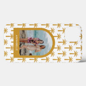 Palmboomtropische zomerboogmosterd foto Case-Mate iPhone case (Achterkant (horizontaal))