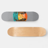 Palmboomzonsondergang Skateboard (Horizontaal)
