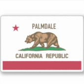 Palmdale CA Sticker (Voorkant)
