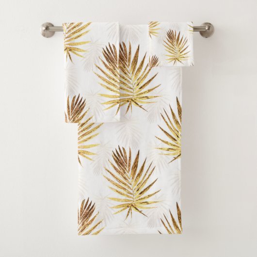 Palme d'or blanc tropical Feuille (En situation)