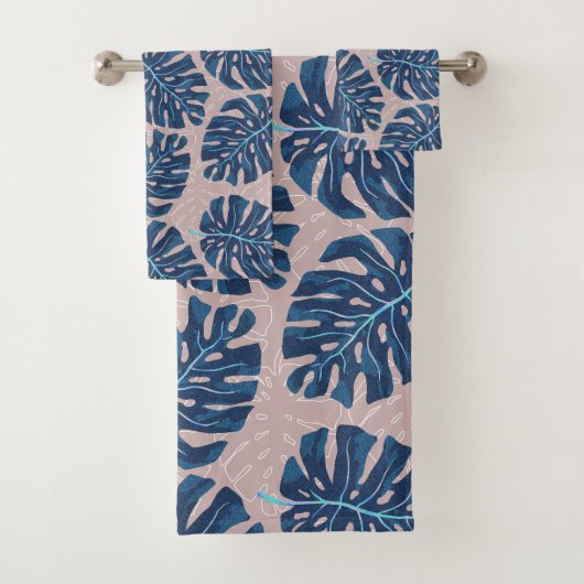 Palme Tropicale Bleu Gris (En situation)