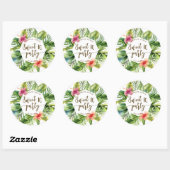 palme tropicale feuille doux autocollant 16 partie (Feuille)