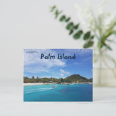 Palmeiland St. Vincent en het Grenadines Briefkaar Briefkaart (Staand voorkant)