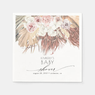 Palmen Tropisch Boho Baby shower / Vrijgezellenfee Servet
