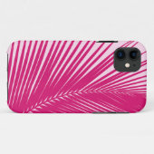 Palmenblad - magenta roze Case-Mate iPhone case (Achterkant (horizontaal))