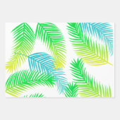 Palmenbladerenpatroon Inpakpapier Vel (Voorkant 3)