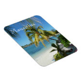 Palmenstrand auf Mauritius Magneet (Rechterzijde)