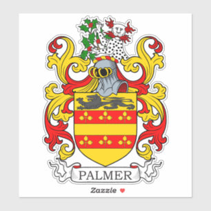 Palmer Family Crest Sticker